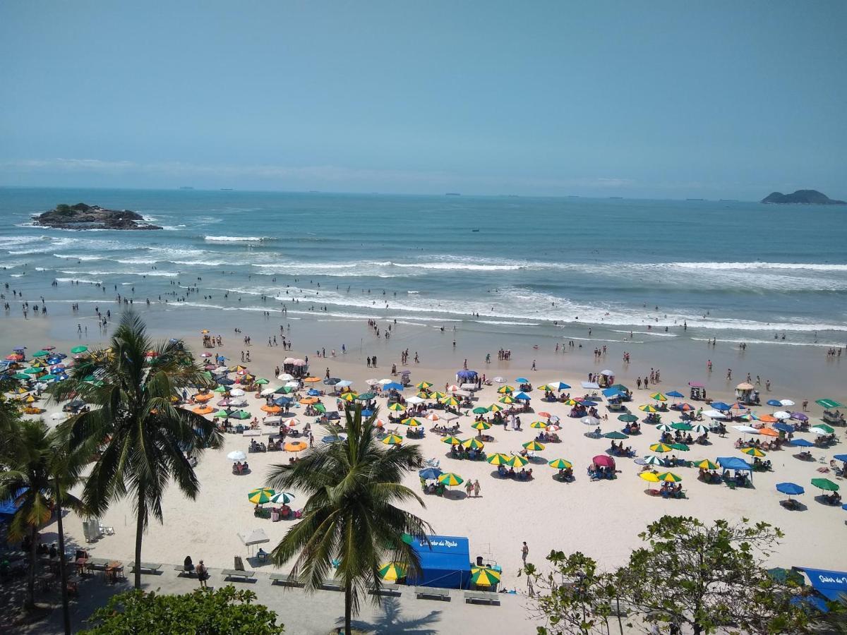 Apartamento Frente Ao Mar Appartement Guarujá Buitenkant foto